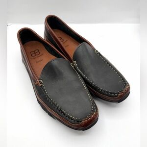 Men's Allen Edmonds "Boulder" Black w/Brown Trim Loafer Size 11.5 , Slip On